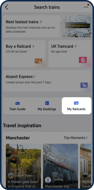 1-year Railcard for £25 at Trip.com