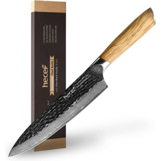 Cuchillo Chef Japonés Hecef 8" VG10 67 Capas Martillado por $439 | Walmart
