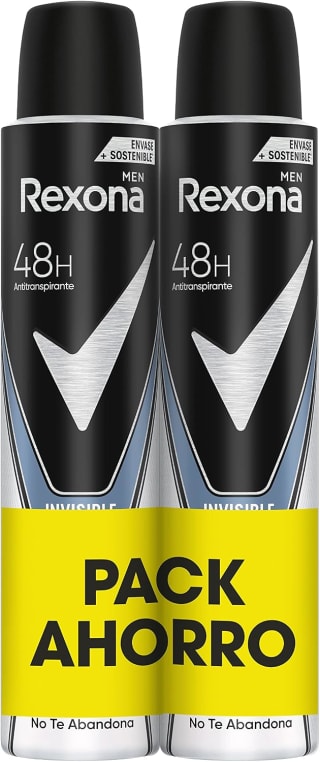 Rexona Invisible Ice Pack (2 x 200 ml) por 3,19€ en Amazon