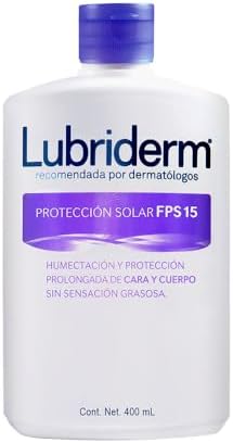 LUBRIDERM Crema Corporal Protección Solar FPS 15 (400 ml) por $79 en Amazon