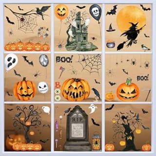 Calcomanías de Ventana Halloween (9 motivos) por 3,99€ en Amazon