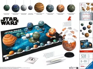 Ravensburger 3D puzzel Star Wars planeet Galaxy (531 stukjes) voor €22,67 bij Bol