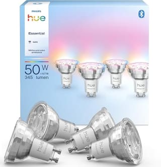 4-Pack Philips Hue Essential GU10 - slimme spot - 345 lm - 4,7 W voor €49,99