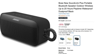 Bose SoundLink Plus - Portable speaker - voor €209 bij Amazon