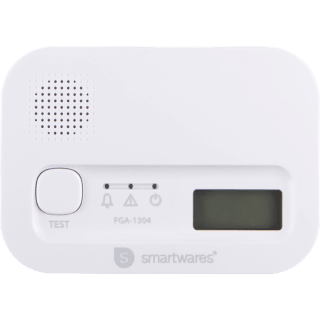 Smartwares FGA-13041 - Koolmonoxidemelder CO melder voor €12,99 bij Dirk