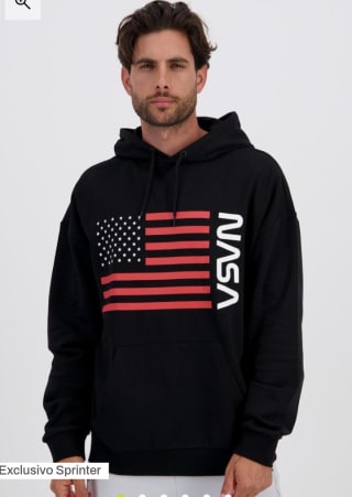 Sudadera capucha NASA por 7.99€.