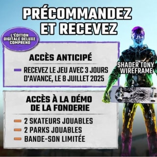 Tony Hawk's Pro Skater 3+4 - PS5 pour 29,99€