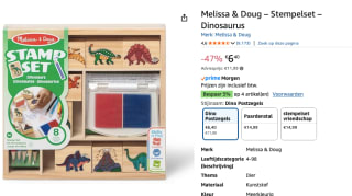 Melissa & Doug Houten Stempelsets voor €6,40 bij Amazon