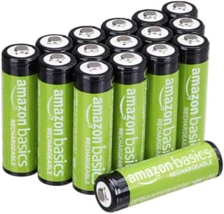 Amazon Basics Lot de 16 piles rechargeables AA NiMH 2 000 mAh pour 19,82€ chez Amazon