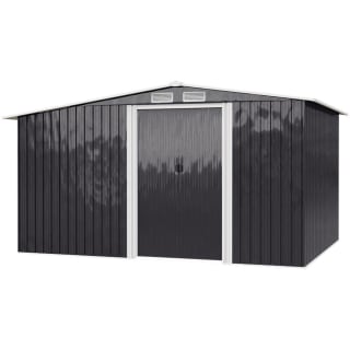 Living and Home 8x8ft Metal Garden Shed with Log Storage – £243.96 at Homebase