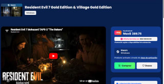 Resident Evil 7 Gold Edition & Village Gold Edition por $290 | Nuuvem