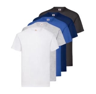 Fruit Of The Loom Pack 5 Camisetas en varios colores por 14,44€