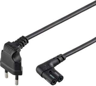 Goobay 73020 câble d'alimentation 3 m C7 coudé pour 3,86€ chez Amazon