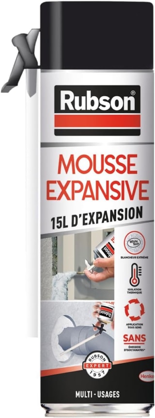 Mousse Expansive Multi-Usages (345 ml) Rubson à 6,26€