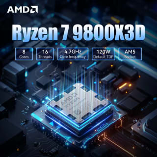 Procesador AMD Ryzen 7 9800X3D por 286.15€ en AliExpress