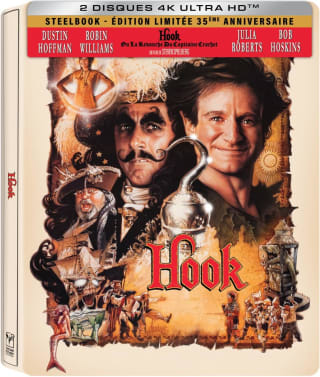 HOOK - 2 UHD 4K - Steelbook pour 25,02€ chez Amazon