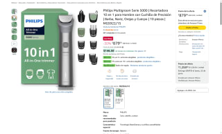 Philips Multigroom 5000 por $879 | Oferta Amazon