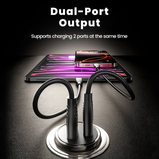 Cargador de Coche Toocki 30W USB C+A por $12 en AliExpress