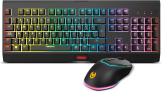 KROM Kabala Kit Teclado Membrana inalámbrico + Ratón Óptico inalámbrico por 19.99€