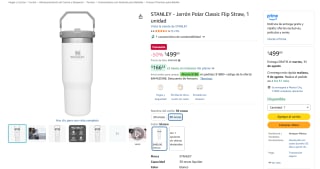 STANLEY Jarrón Polar Classic Flip Straw (30 oz) por $499 en Amazon