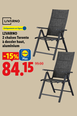 -15% sur une sélection de meubles et décorations de jardin Livarno chez Lidl