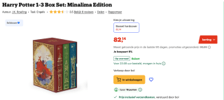 Harry Potter 1-3 Box Set: MinaLima Edition voor €82,14 bij Bol