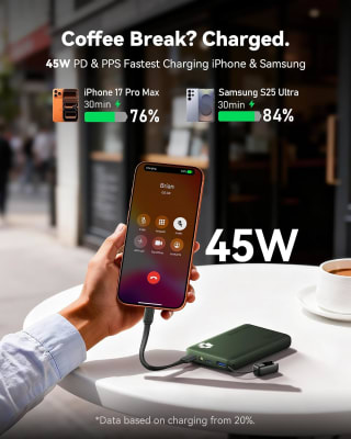 INIU 45W 10000mAh power bank for £13.49 at Amazon