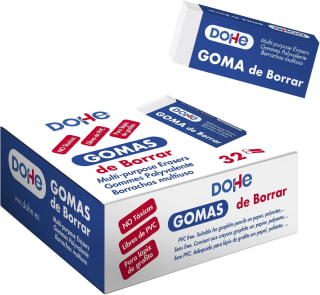 MTL Dohe - Caja de gomas de borrar - 32 uds por 4€ en Amazon