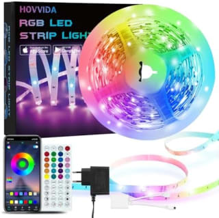 HOVVIDA Tira LED 5m (150 LED) por 7,26€ en Amazon