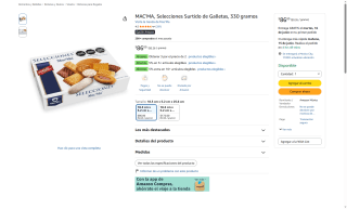 Galletas MAC'MA 330g por $57 | Oferta Amazon