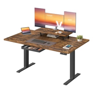 VASAGLE Escritorio eléctrico ajustable 140 x 70 cm por 91.99€ en Songmics