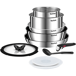 Batterie de cuisine TEFAL Cook Eat 17pcs Ingenio Inox pour 109,99€ chez Boulanger