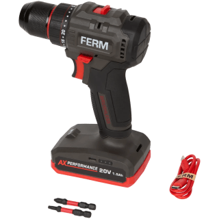 FERM accuboormachine 20 volt voor €24,98 bij Action