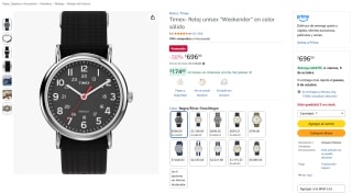 Reloj Timex Weekender T2N647 por $696 en Amazon