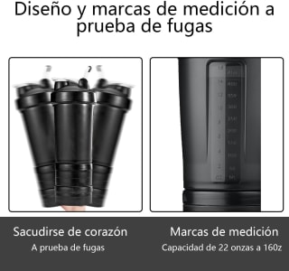 Unicame shaker 650 ml (2 piezas) por $199 en Amazon