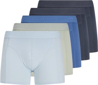 JACK&JONES JACGILLI SOLID TRUNKS 5 PACK voor €16 bij Bol
