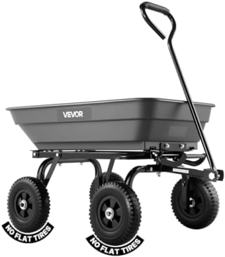 VEVOR Chariot de Jardin Basculant GC-018A à 65,60€ chez Amazon
