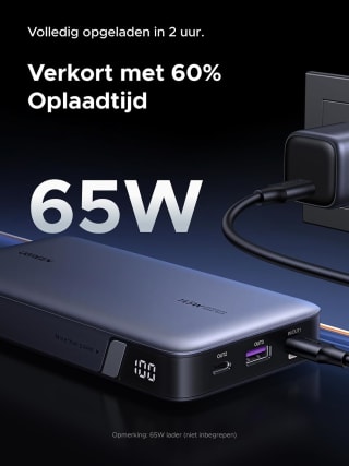 UGREEN Nexode Power Bank 25000mAh 145W voor €53,99 bij Amazon