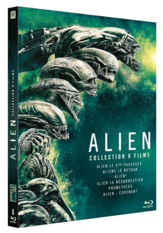 Pack Blu-ray 6 films Alien à 27,10€