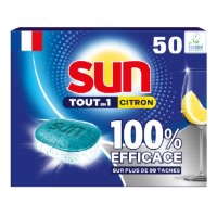 Lot 2x70 tablettes Sun Tout-en-1 pour 5,68€ chez Carrefour