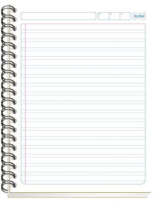 Scribe Clásico Cuaderno Profesional C.5 (100 hojas) por $38 en Amazon
