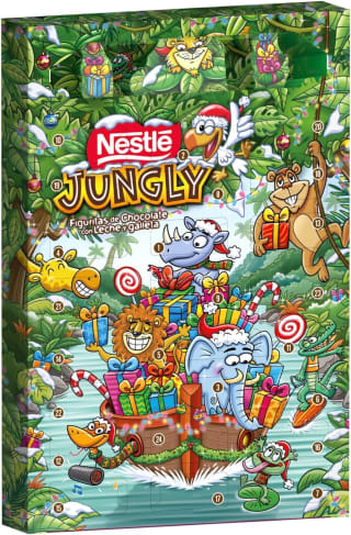 Nestlé Jungly Calendario de Adviento 187 g por 5€ en Amazon