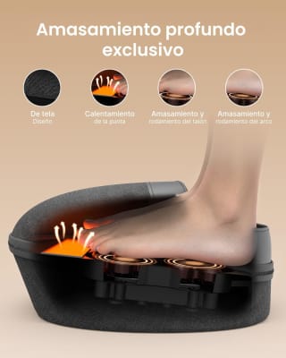 Masajeador de pies RENPHO con calor por $449.99 en Amazon