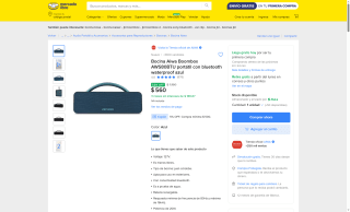 Bocina Aiwa Boombox AWS80BTU por $532 | Mercado Libre