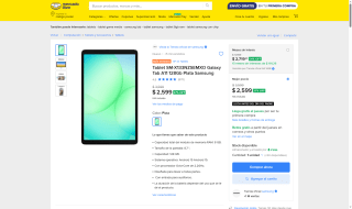 Tablet Samsung Galaxy Tab A11 128GB por $2,599 | Mercado Libre