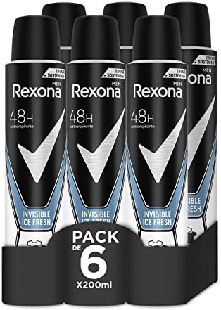 Rexona Invisible Ice Fresh desodorante aerosol 6 x 200 ml por 11,98€