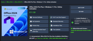 Office 2024 Pro Plus + Windows 11 Pro por $53 | WinCDKeys