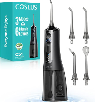 COSLUS Portable Water Flosser C51 for £22.99 at Amazon