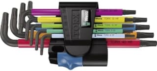 Wera 967/9 TX Multicolour HF 1 hoeksleutelset (9-delig) voor €22,79 bij Amazon