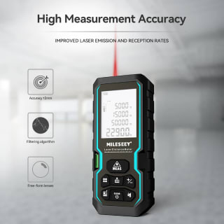 Telémetro láser Mileseey UZ S6 (40 m) por $225 en AliExpress